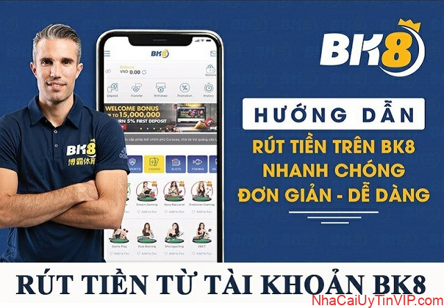 Hướng dẫn rút tiền nhanh chóng từ BK8