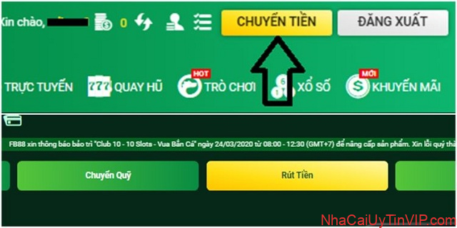 Hỗ trợ và giải đáp thắc mắc về chuyển quỹ tại FB88