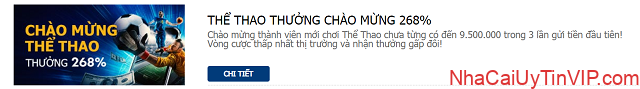 Chơi thể thao cùng ưu đãi chào mừng không thể bỏ lỡ