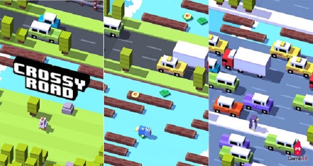 15. Game offline Crossy Road